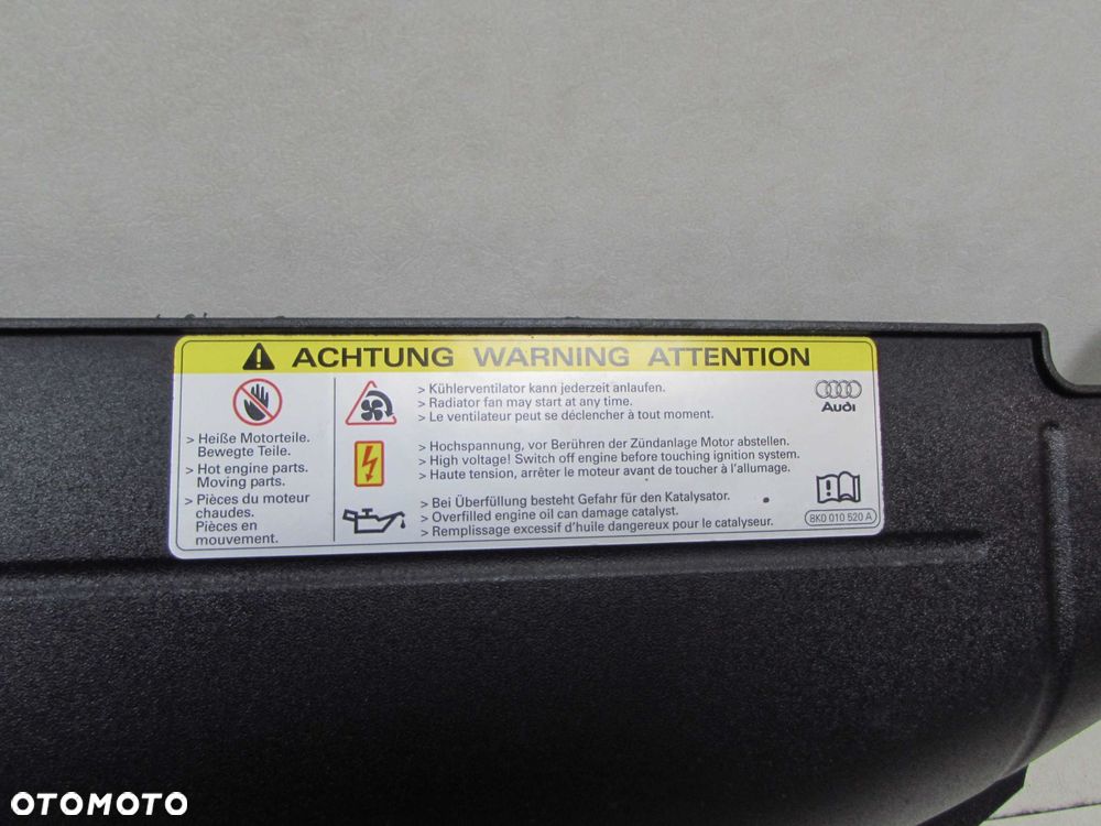 AUDI A4 B8 08-13 OSLONA PASA PRZOD GORNA CHLODNIC 8K0807081 - 5