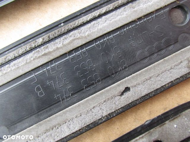 Audi A4 B8 kombi Nakładka listwa progowa 8K0853376 komplet - 7