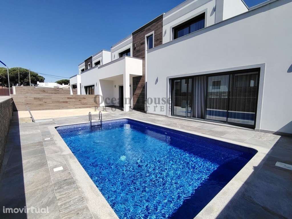 Moradia T3 moderna com piscina e estacionamento privado - Albufeira - Grande imagem: 2/21