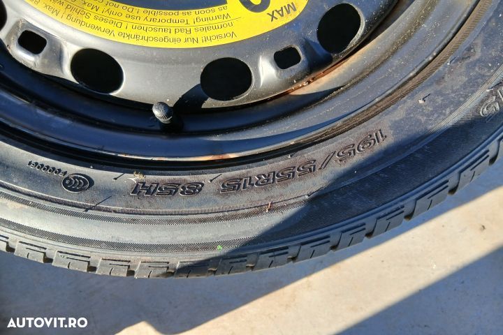 Roata de rezerva R15 6Q0601027M 195/55 R15 6JX15H2 ET43 6Q0601027M 19 - 2