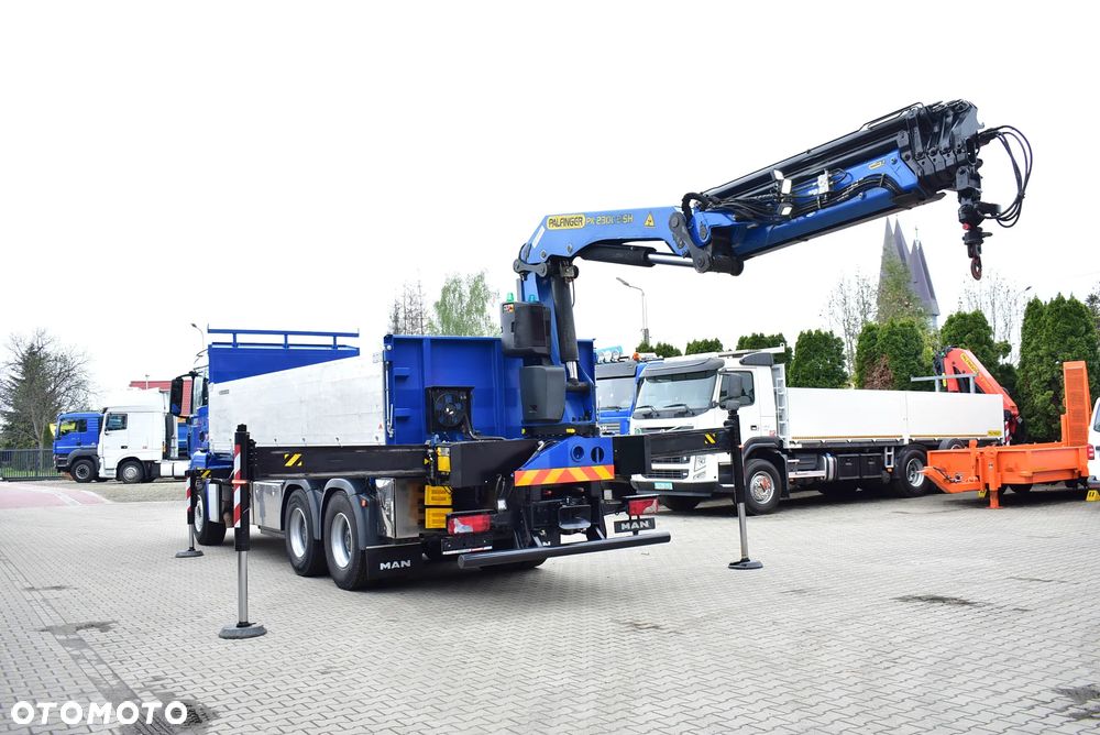 MAN TGS 33.480 6x4 BL Wywrotka 6.70m./ Bordmatic/+ Palfinger PK 23002 SH / 5 i 6 Funkcja/ Rotator/ Retarder/ Pilot/ Kipper/ Kiper/ Crane/ HDS/ Kran/żuraw/ Manipulator / Sprowadzony ! - 17