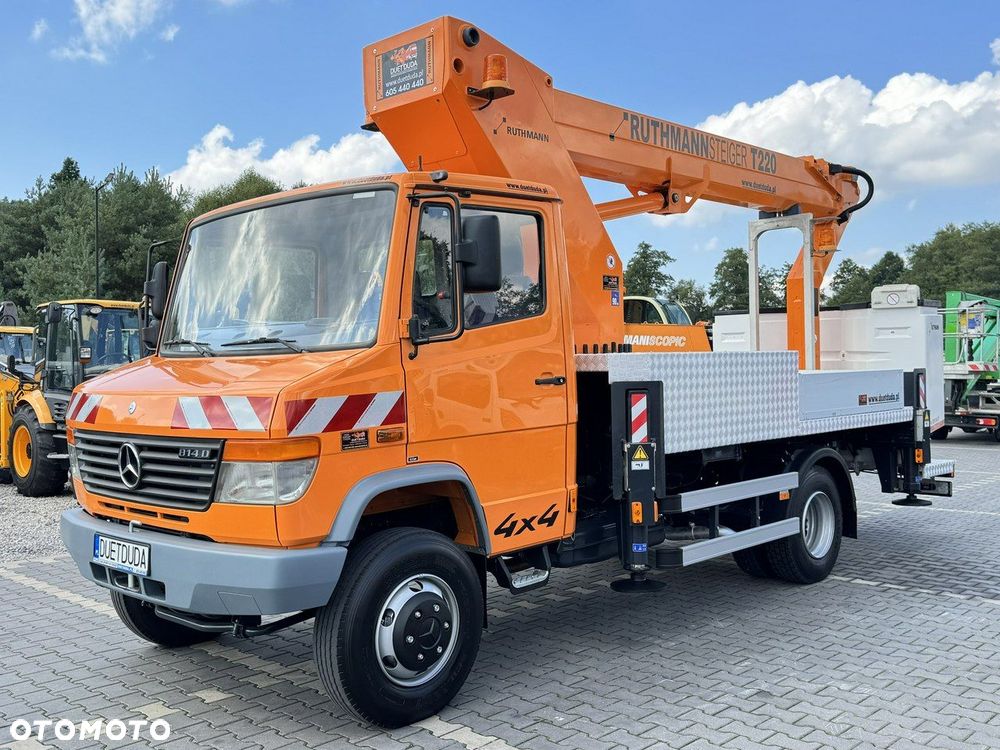 Mercedes-Benz Vario 814 D 4x4 Zwyżka RUTHMANN STEIGER T220 Podnośnik Koszowy - 11