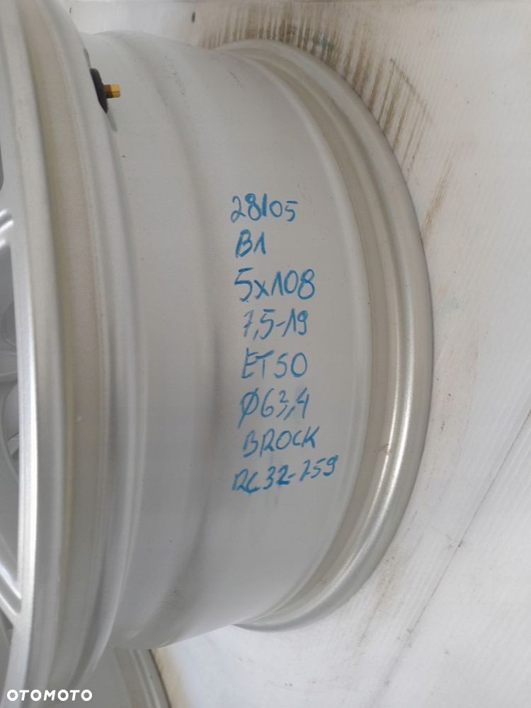 Felgi aluminiowe Brock RC32-759 7.5" x 19" 5x108 ET50 - 9