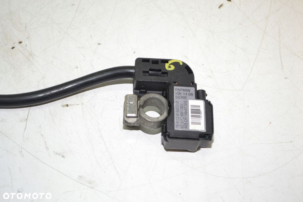 BMW E90 E91 E92 E93 KLEMA MINUSOWA MINUS PRZEWÓD IBS AKUMULATORA 9164352 - 3