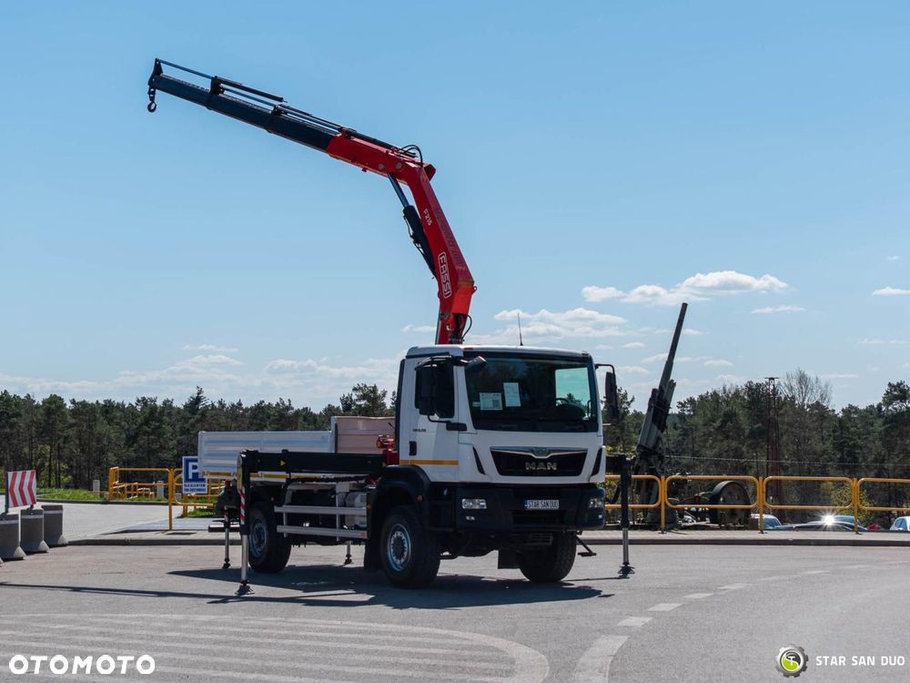 MAN TGM 18.250 4x4 FassiI F215A.0.23 Active HDS Żuraw - 3