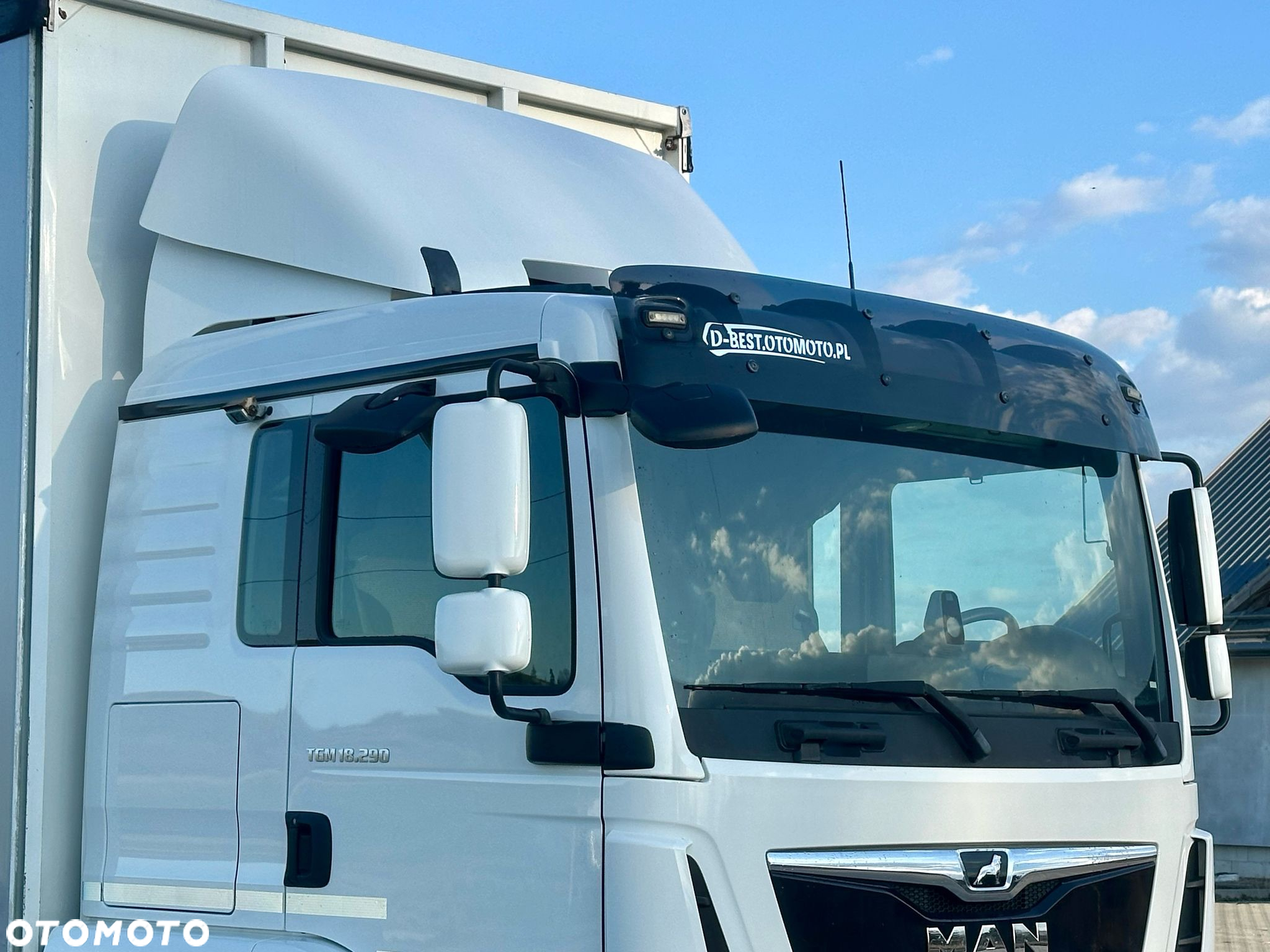 MAN TGM 18.290 / FIRANKA / WINDA / 22 EUROPALETY / AUTOMAT / SYPIALKA / 9 059 KG ŁADOWNOŚCI / NISKI PRZEBIEG / ZSUWANY DACH / EURO 6 - 9