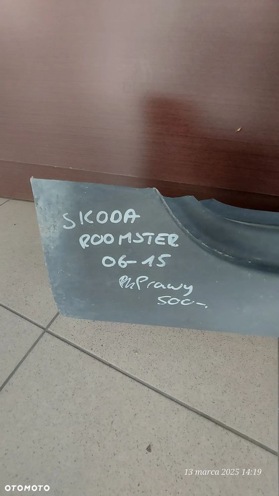 Skoda Roomster Poszycie Progu Prawe Nowe Orginał - 3