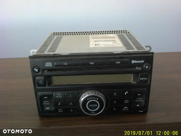 NISSAN QASHQAI J10 RADIO FABRYCZNE 28185JD00A