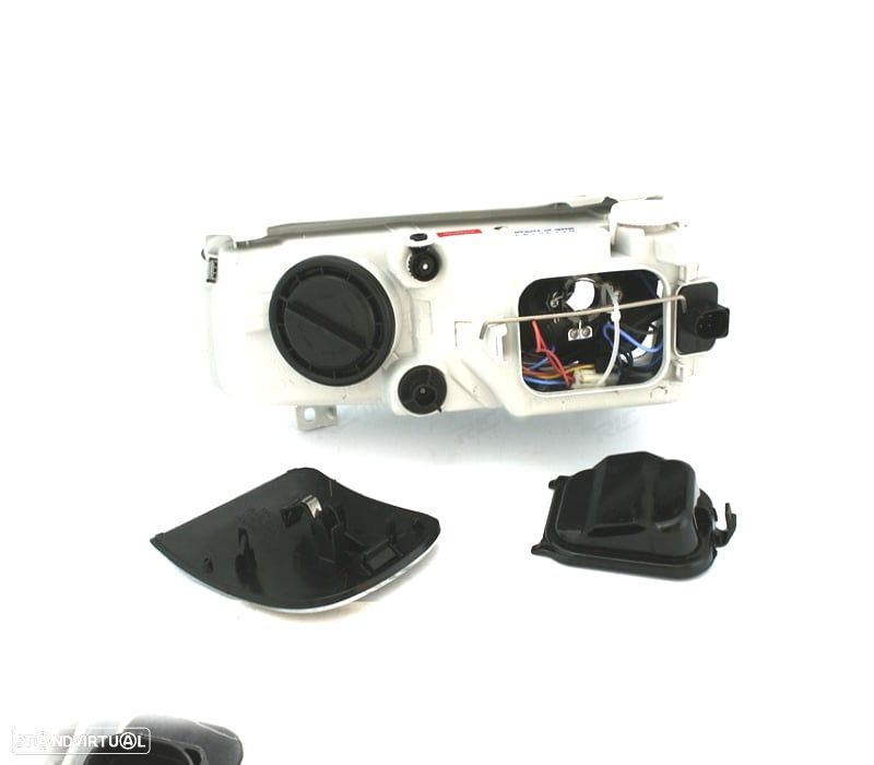 FARÓIS VOLKSWAGEN VW PASSAT 93-96 ANGEL EYES FUNDO PRETO - 2