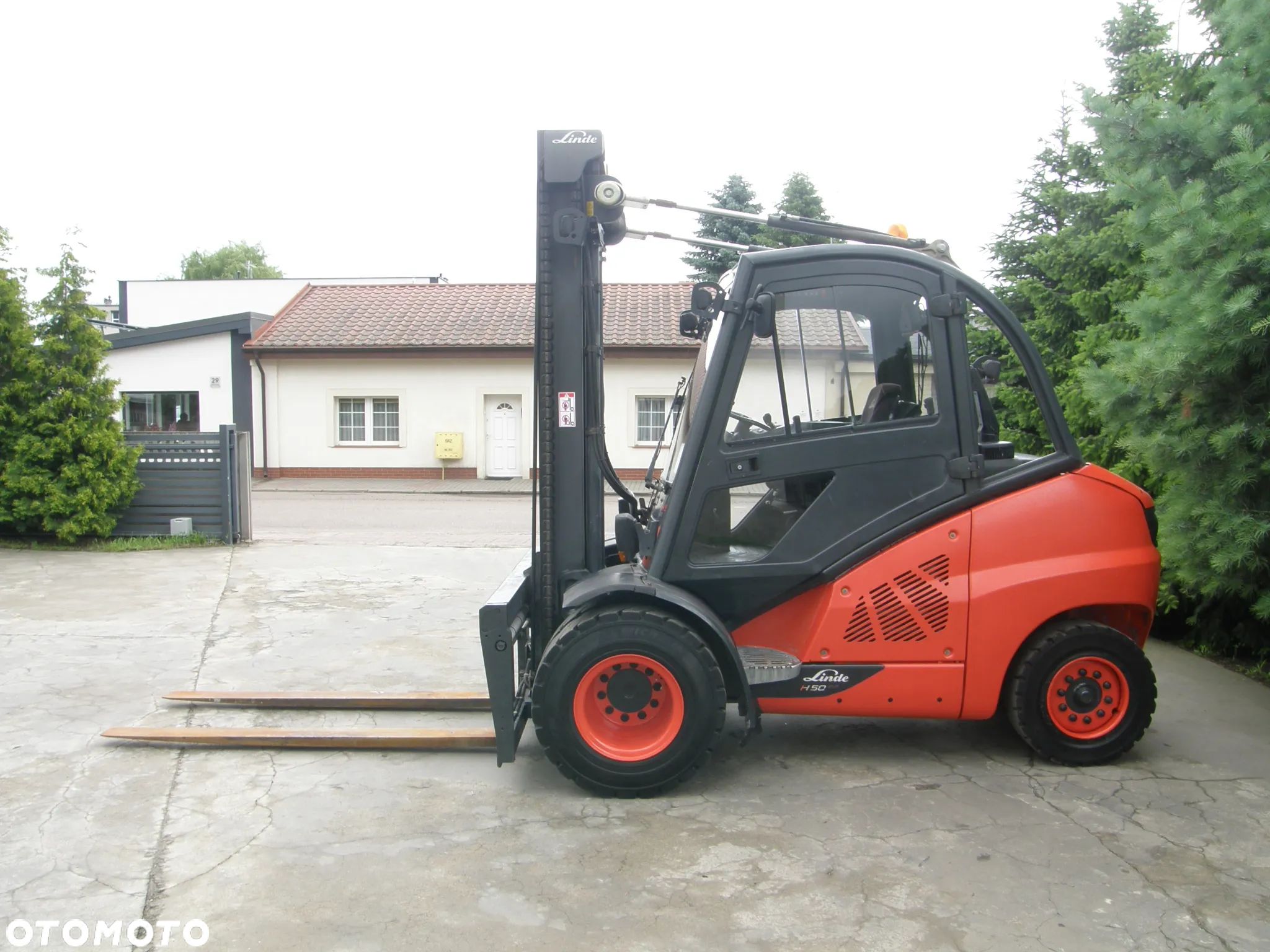 Linde H50D-02 2015rok kabina pozycjoner przesuw - 1