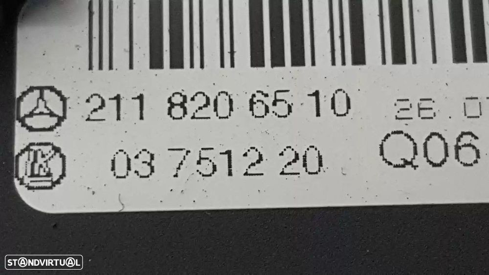 INTERRUPTOR SENSOR ESTACIONAMENTO MERCEDES-BENZ CLASSE E 2002 -2118206510 - 2