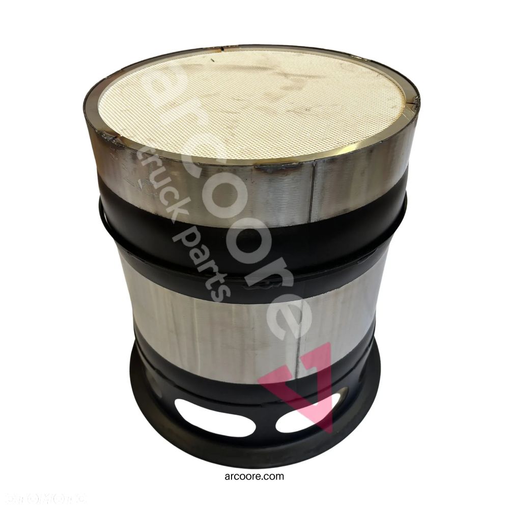 Regenerowany filtr cząstek stałych DPF z nowym wkładem ceramicznym do DAF XF 106 lift, OE 2134535 - 2