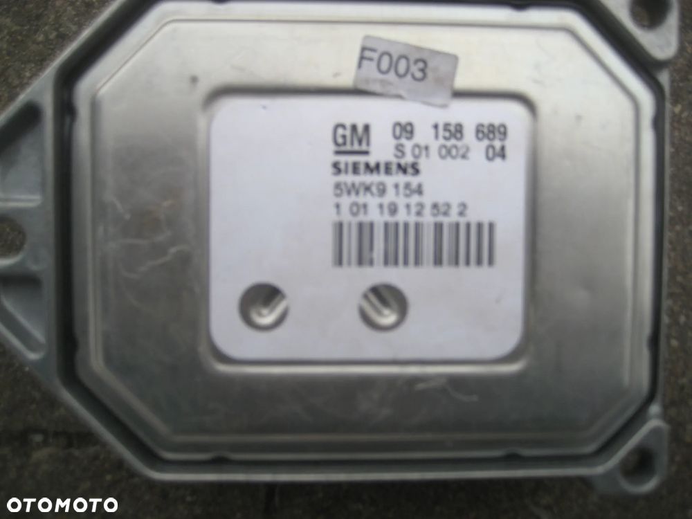 opel zafira a 1,8 benzyna komputer silnika z18xe - 4