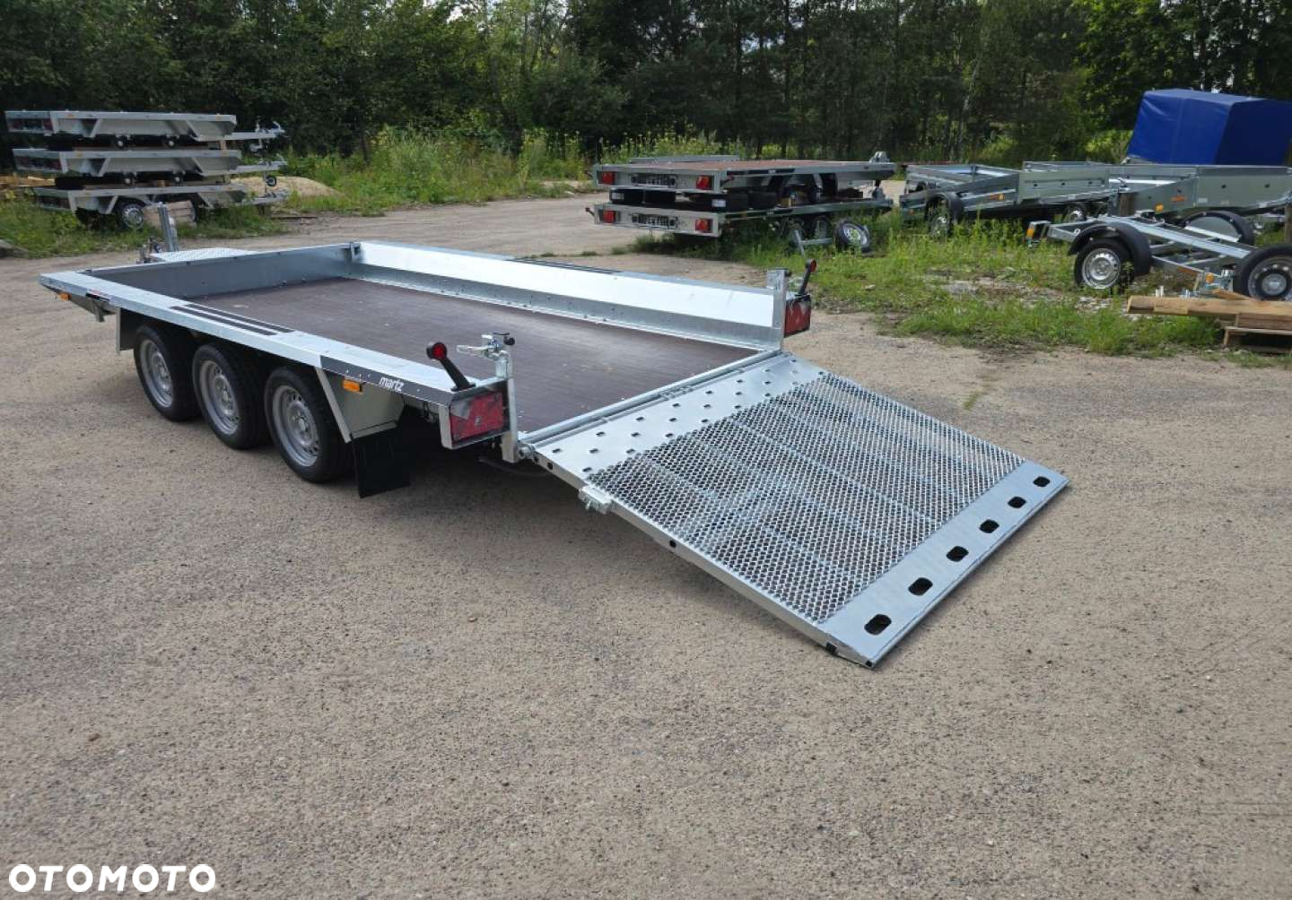 Martz Przyczepa do przewozu minikoparki Martz Bau 3 3500 kg 400 x 183 cm - 10