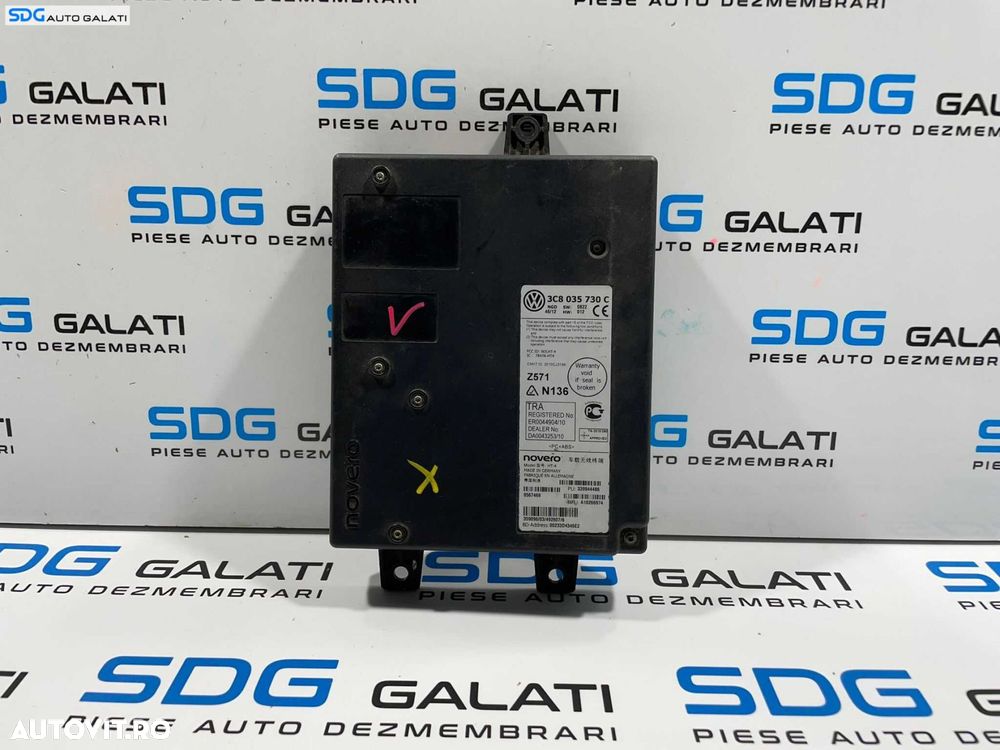 Unitate Modul Calculator Bluetooth Skoda Octavia 2 2008 - 2013 Cod 3C8035730C [L3738] - 1