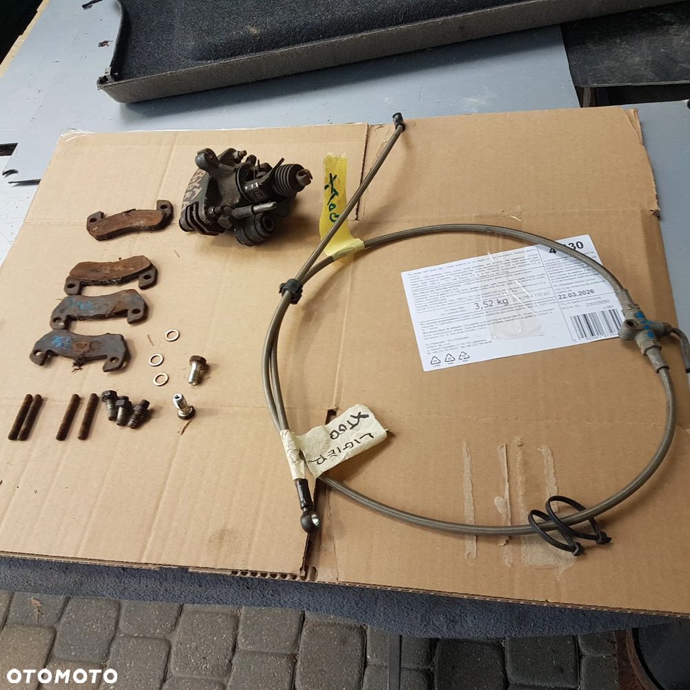 korektor siły hamowania trójnik hamulcowy przewód rurka chamulca aixam ligier chatenet italcar town life jak nowy oryginał.  wszystkie części - 1