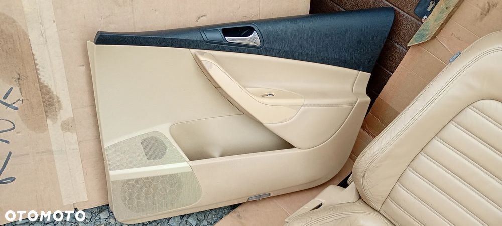 Fotele kanapa boczki podłokietnik komplet skóra VW Passat B6 - 5