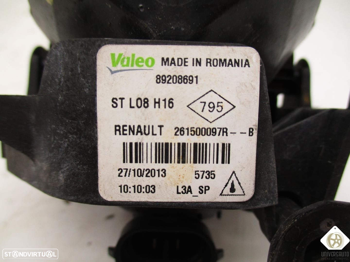 FAROL NEVOEIRO DIREITO DACIA DUSTER 2014 - 2