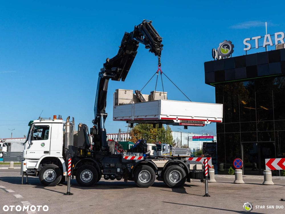 Mercedes-Benz ACTROS 4144 8x4 PALFINGER PK 85002 HDS Siodło Wciągarka Fly Jib - 3