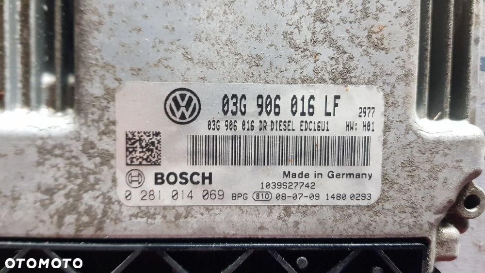VOLKSWAGEN CADDY III 2,0SDI STEROWNIK SILNIKA 03G906016LF - 2