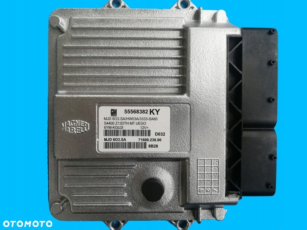 KOMPUTER STEROWNIK OPEL CORSA D MJD603.SA 55568382 KY+ PIN - 1