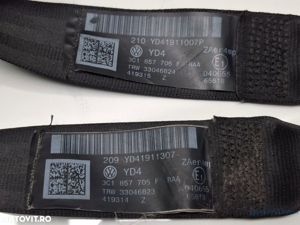 Centuri de siguranta fata VOLKSWAGEN PASSAT Variant 3C5 2005 - 2011 TDI BMP 3C1857705F , 3C1857706F - 4