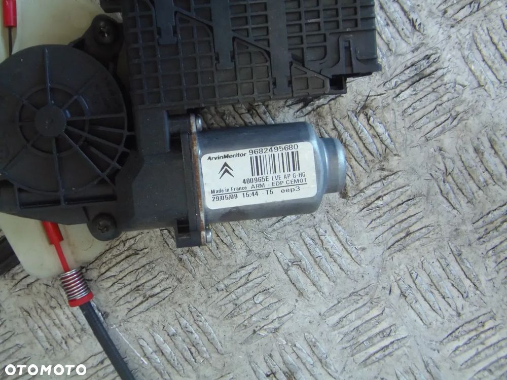PODNOŚNIK SZYBY MECHANIZM SZYB LEWY PRZÓD CITROEN C4 GRAND PICASSO I - 3