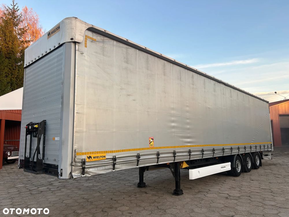 Wielton FIRANKA MEGA / OSIE SAF / 2022 ROK / PODNOSZONA OŚ / PODNOSZONY DACH !! FIRANKA MEGA R 19.5 / DACH PODNOSZONY REGULOWANY / OSIE SAF / OŚKA PODNOSZONA !! - 2