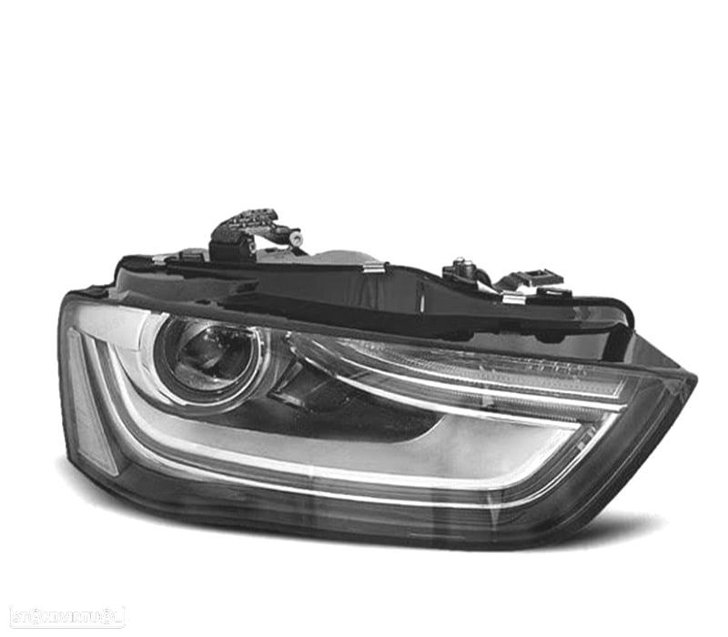 FARÓIS TRU DRL BLACK EDITTION PARA AUDI A4 B8 12-15 - 4