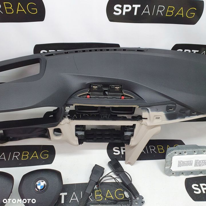 BMW 4 F32 F33 F36 KONSOLA DESKA AIRBAG PODUSZKI - 3