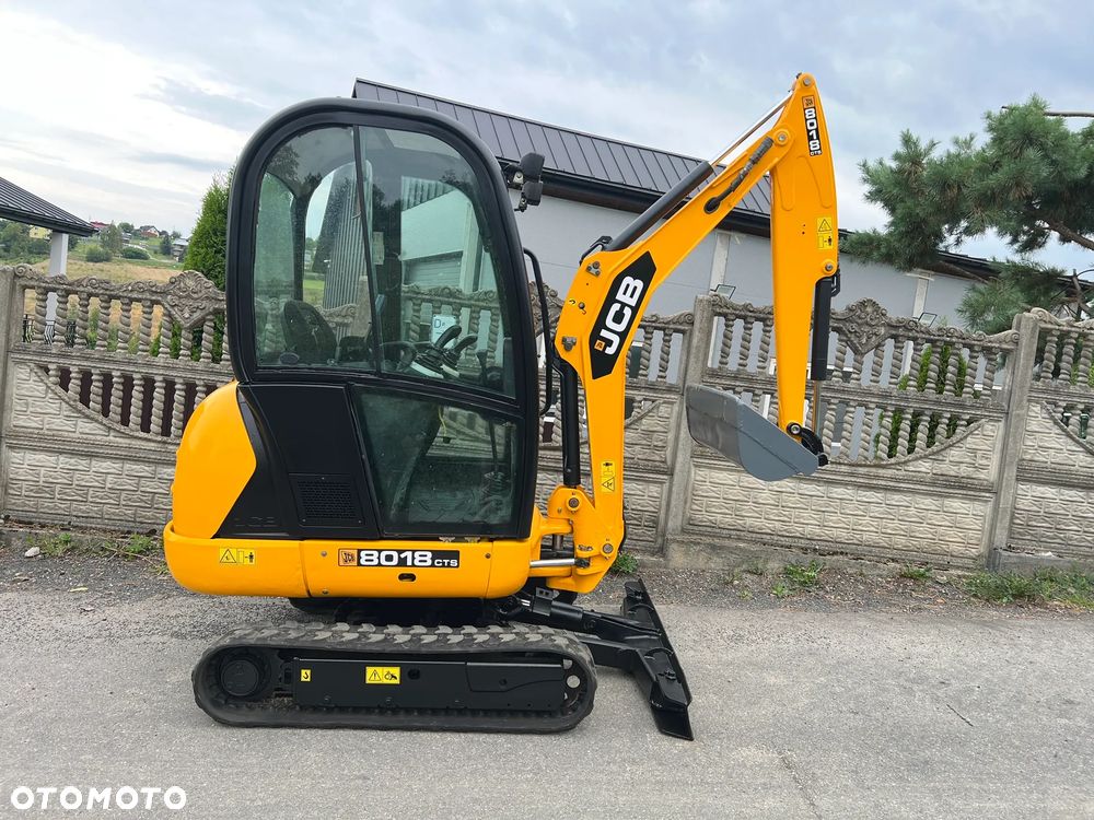 JCB 8018 CTS | Minikoparka JCB 8018 | 2 Tony | Rozsuwane Gąsienice | Stan IDEALNY | Mini Koparka | - 8