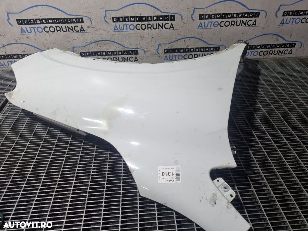 Aripa Dreapta Fata Renault Kadjar 2015 - 2018 4 Usi Alb (1310) - 2