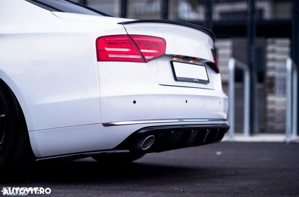 Prelungiri Laterale Bara Spate compatibile cu Audi A8 D4 Maxton Design - 2