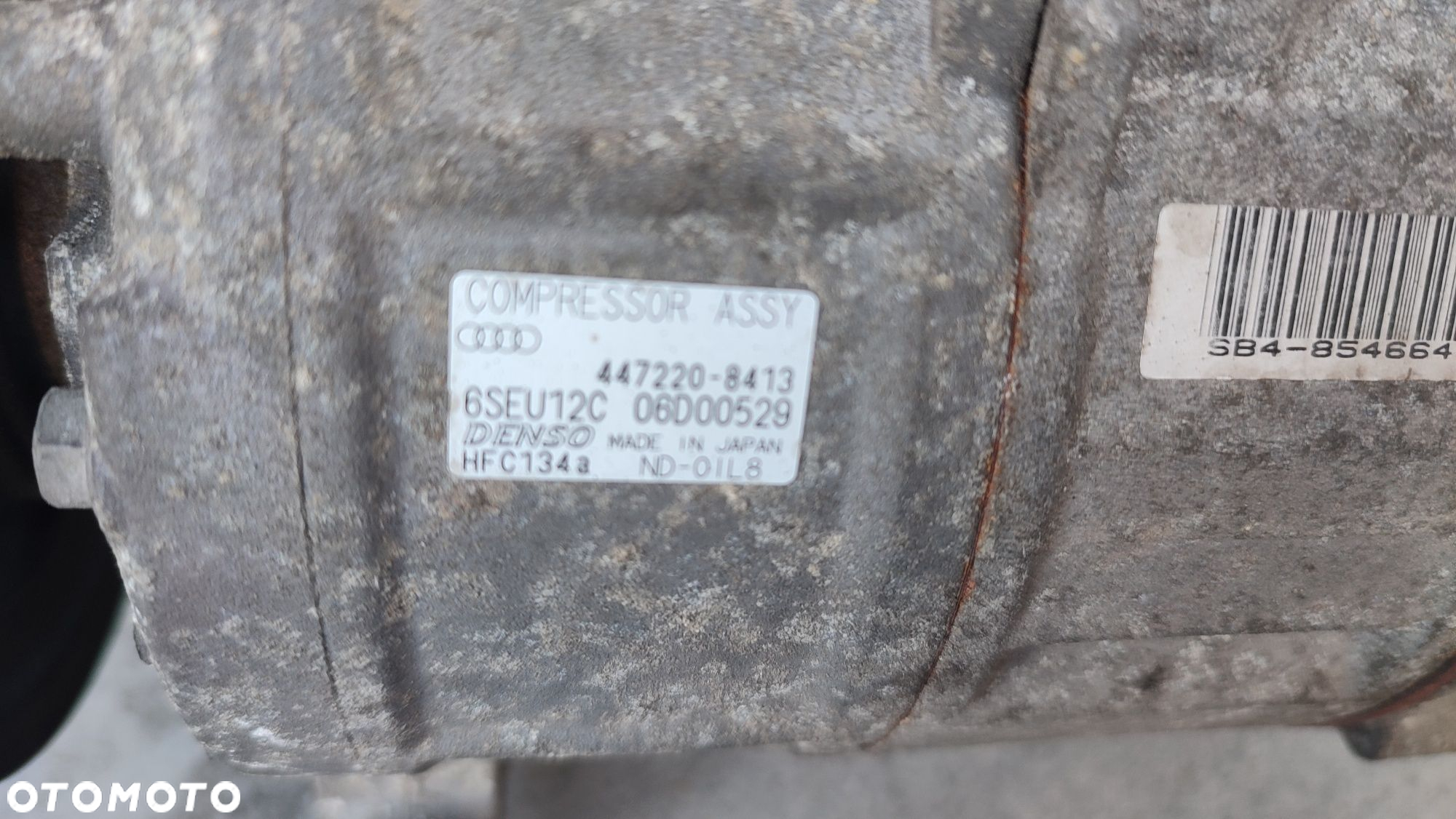 Sprężarka klimatyzacji Audi A4 B6 8E0  2.0 benz. 6SEU12C - 4