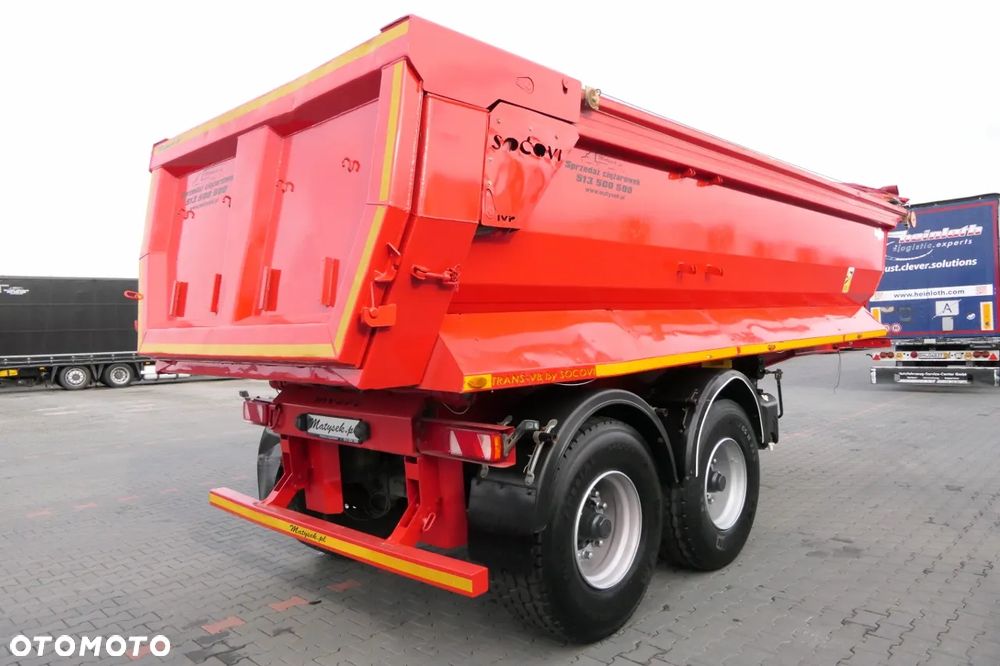 Inny CIMAR / WYWROTKA STALOWA / 19 M3 / 2 OSIE / 2018 ROK / HYDRAULICZNA KLAPA - 8