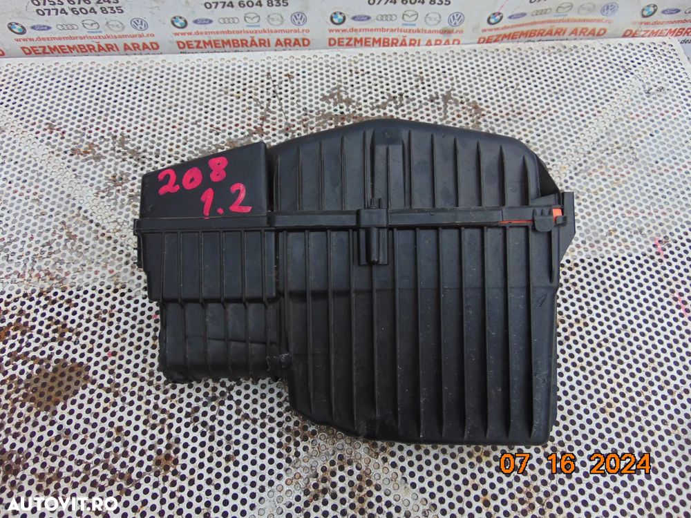 Carcasa filtru aer Peugeot 208 citroen c3 2008 3008 opel corsa f 1.2 vti cod 9813534180 - 2