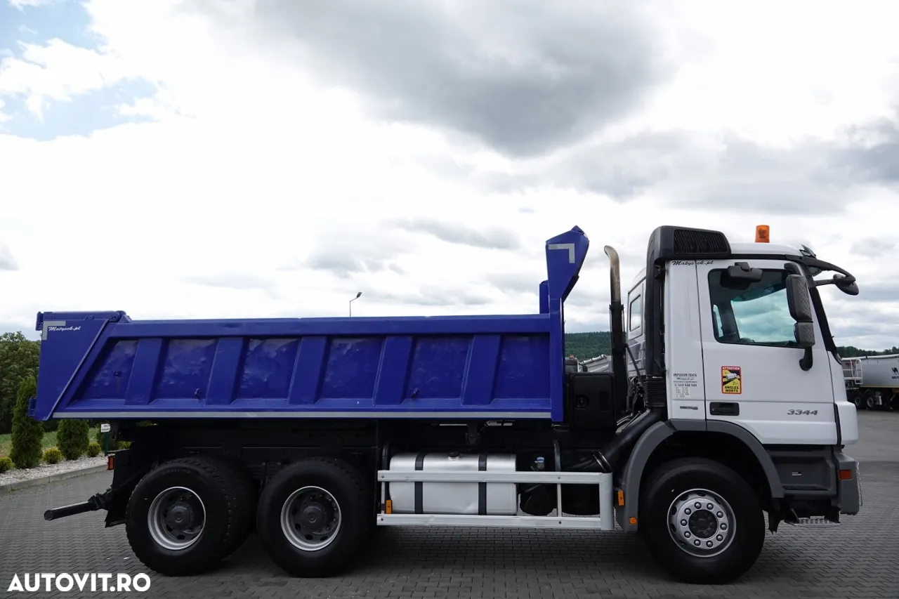 Mercedes-Benz ACTROS 3344 / 6x4 / BASCULATOR 2 STR. / BORDMATIC / HYDROBRA / HYDROKLAPA / EPS + AMBRIEI - 21
