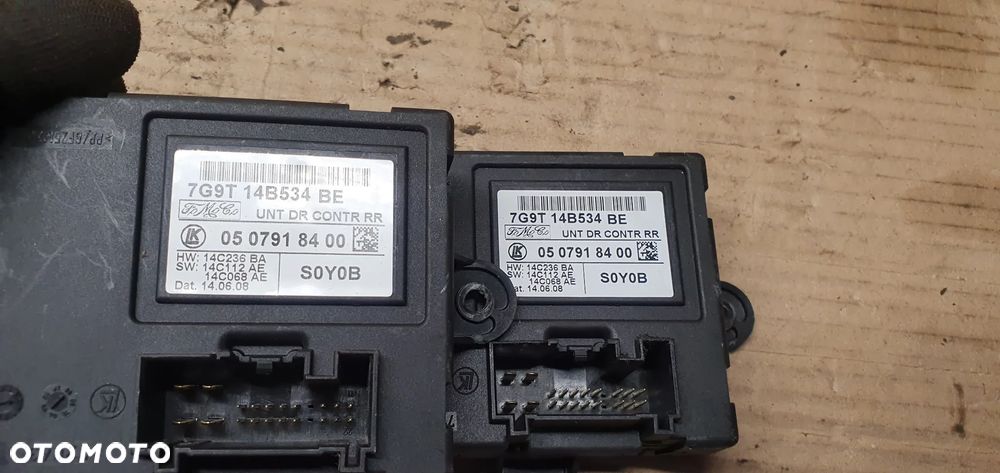 Moduł sterownik drzwi prawy lewy tył Jaguar XF X250 7G9T-14B534-BE - 4