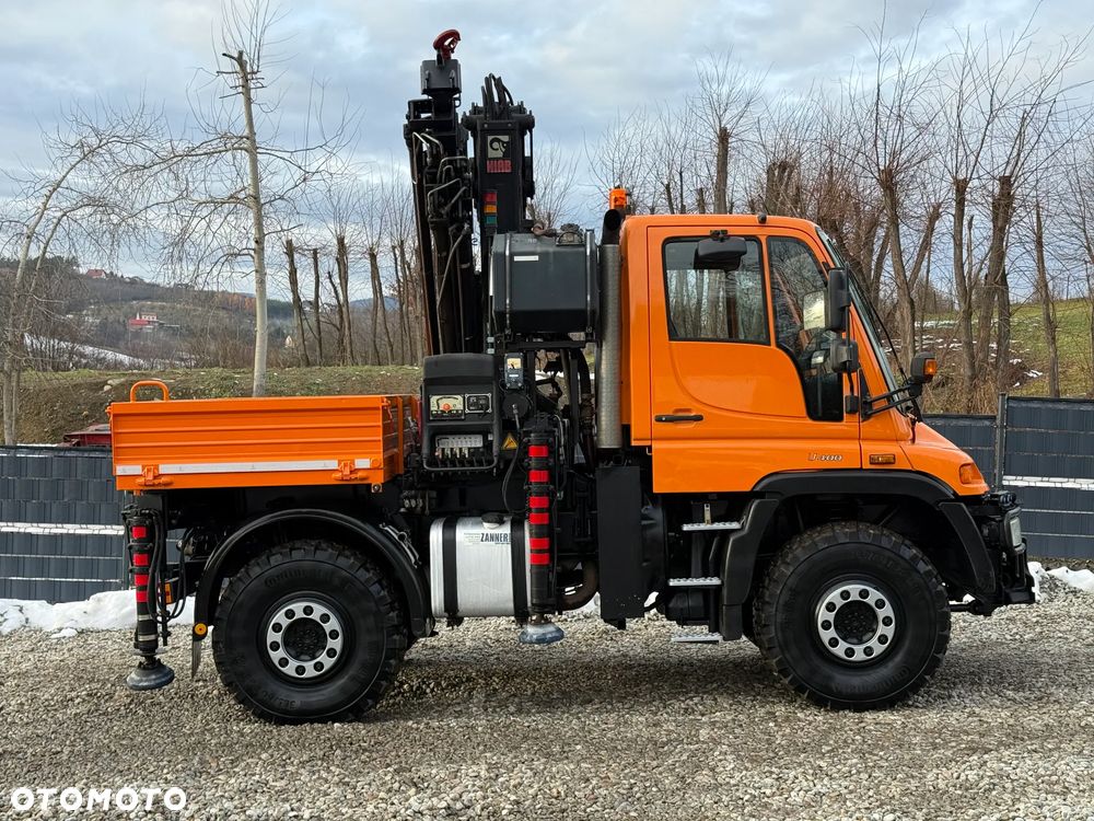 Mercedes-Benz * Mercedes Unimog U 400 * HDS HIAB 166 * Specjalny * Energetyka * Kosz do HDS * Stan Idealny - 30