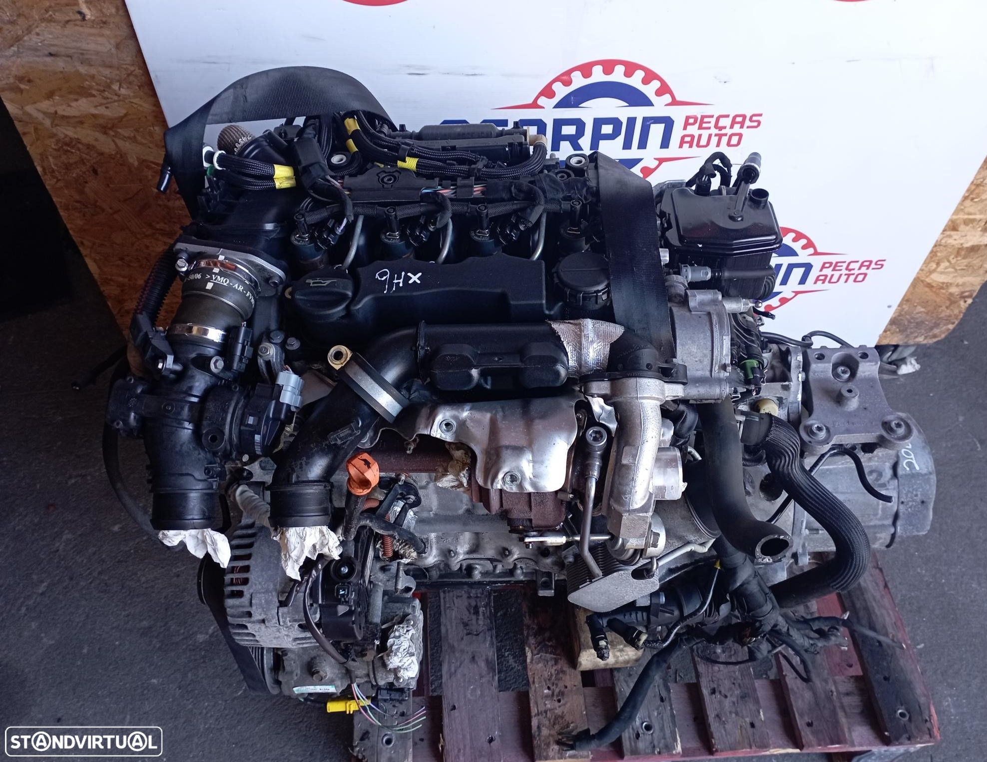 Motor Peugeot 207/307/308/Partner/Citroen C3/C4/Berlingo 1.6 Hdi Ref: 9HX - 1
