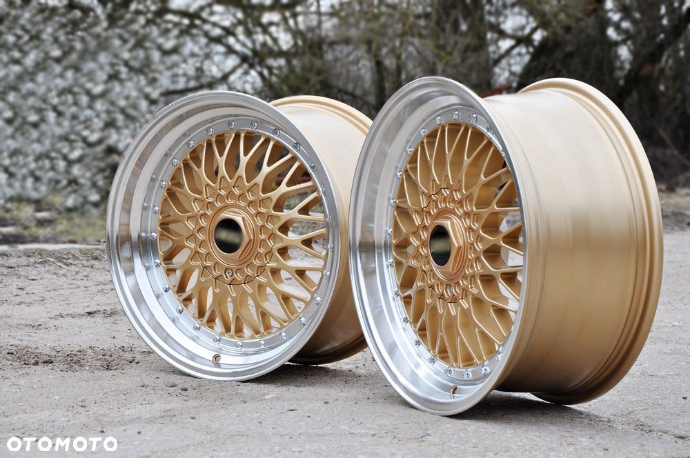 479 ZŁOTE FELGI Z POLEROWANYM RANTEM 18 8J 5x120 DO BMW 3 E36 E46 E90 E91 - 2