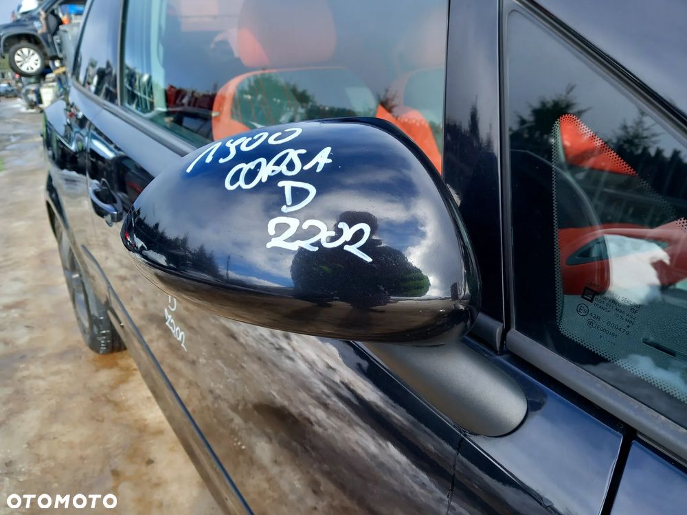 OPEL CORSA D LUSTERKO PRAWE PRZEDNIE PRAWY PRZÓD KOLOR: Z20R - 1