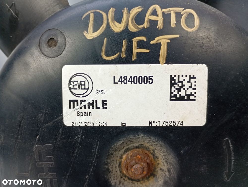 wentylator chłodnicy wiatrak Fiat Ducato III Boxer Jumper 3.0 HDI L4840005 - 2