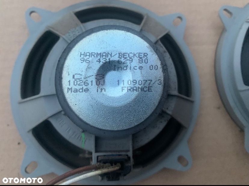 9643162980 głośnik głośniki drzwi 13cm harman becker citroen c2 c3 c4 - 3