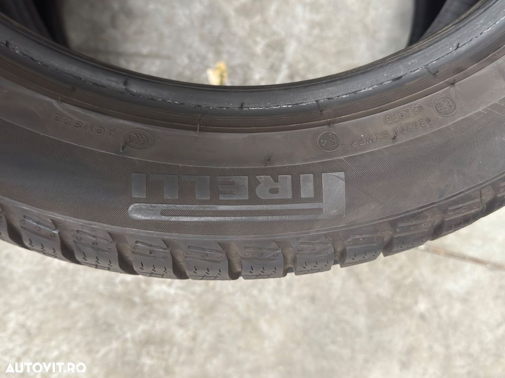 Vând 4 anvelope 225/50/18 Pirelli de iarnă ca noi - 6