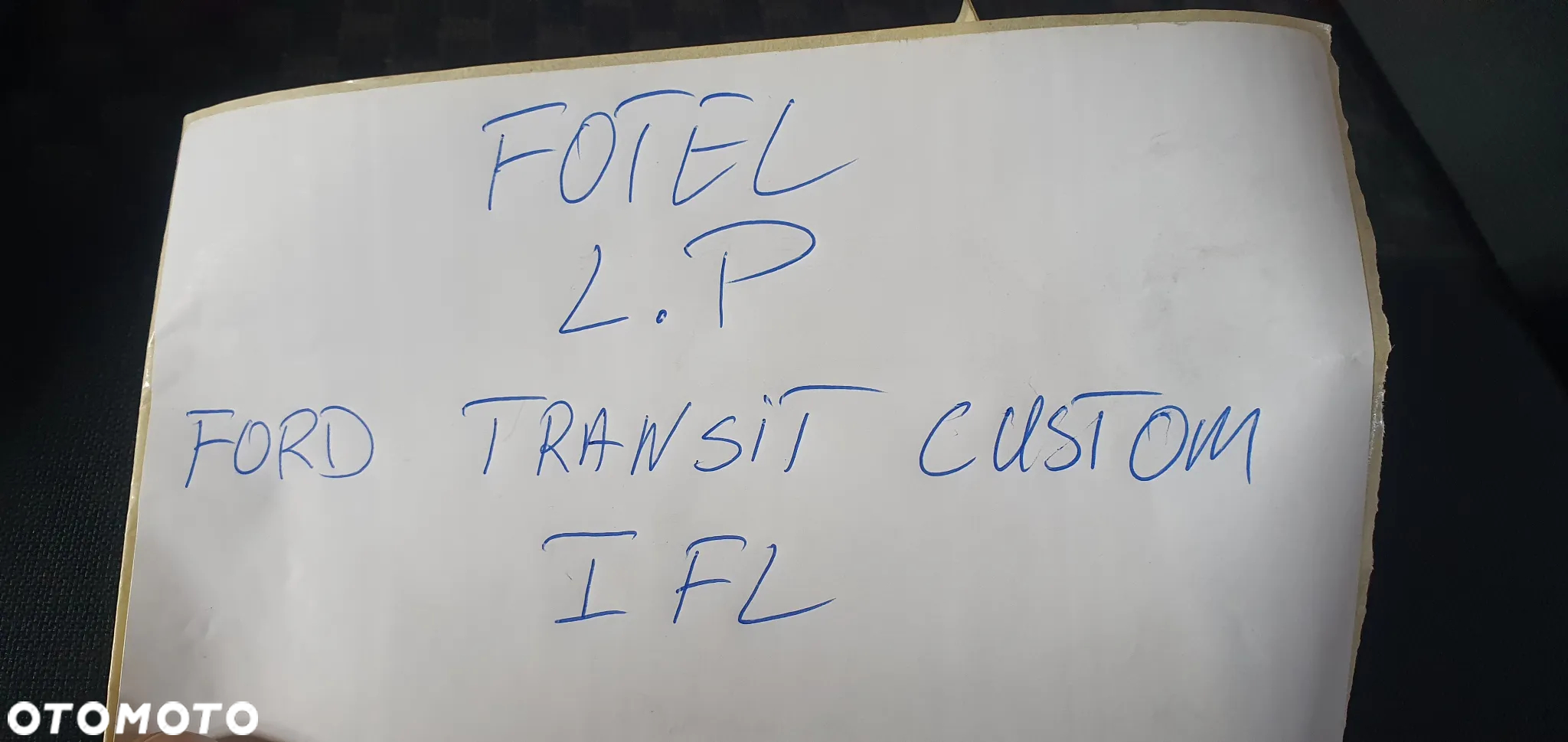 Fotel kierowcy lewy przód przedni Ford Transit Custom MK8 Lift - 10