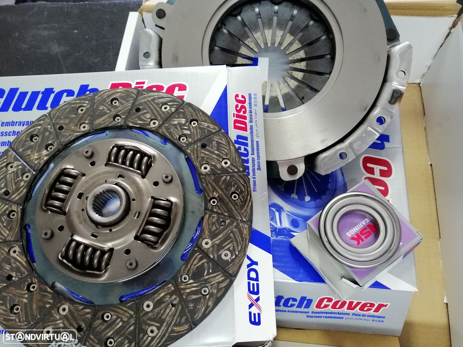 Kit embraiagem Bedford Isuzu NKR 3.3 4BC2 NOVO Exedy ISK2053 - 1