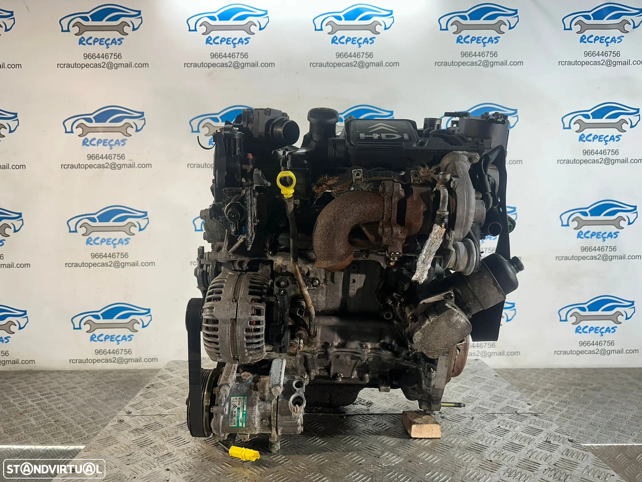 .Motor Completo PSA Peugeot Citroen Ford 8HX 8HZ 1.4 HDi 68cv Siemens - 3