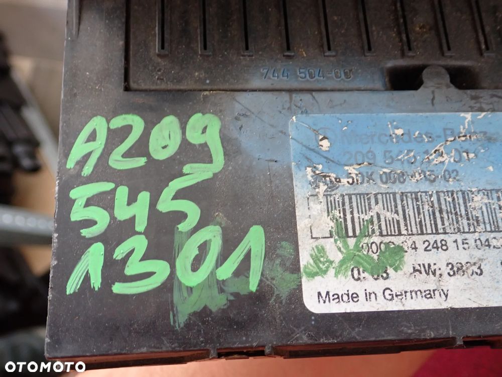 MERCEDES CLK W209 MODUŁ STEROWNIK SAM A2095451301 - 5