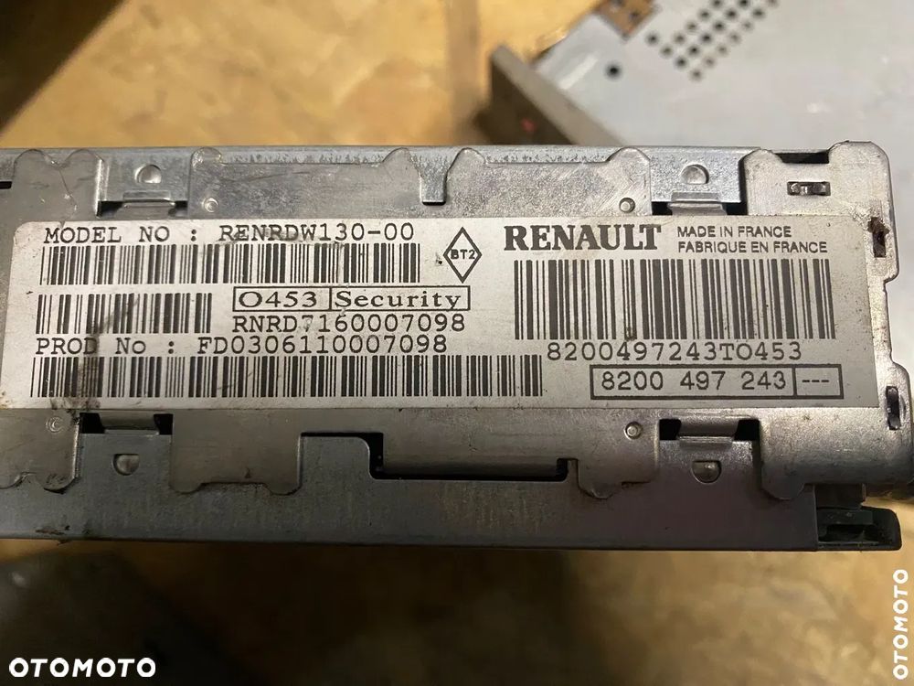 RADIO CD RENAULT SCENIC MEGANE II 2 8200497243 - 3